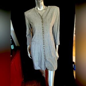 Petite Vintage Blazer Style Dress